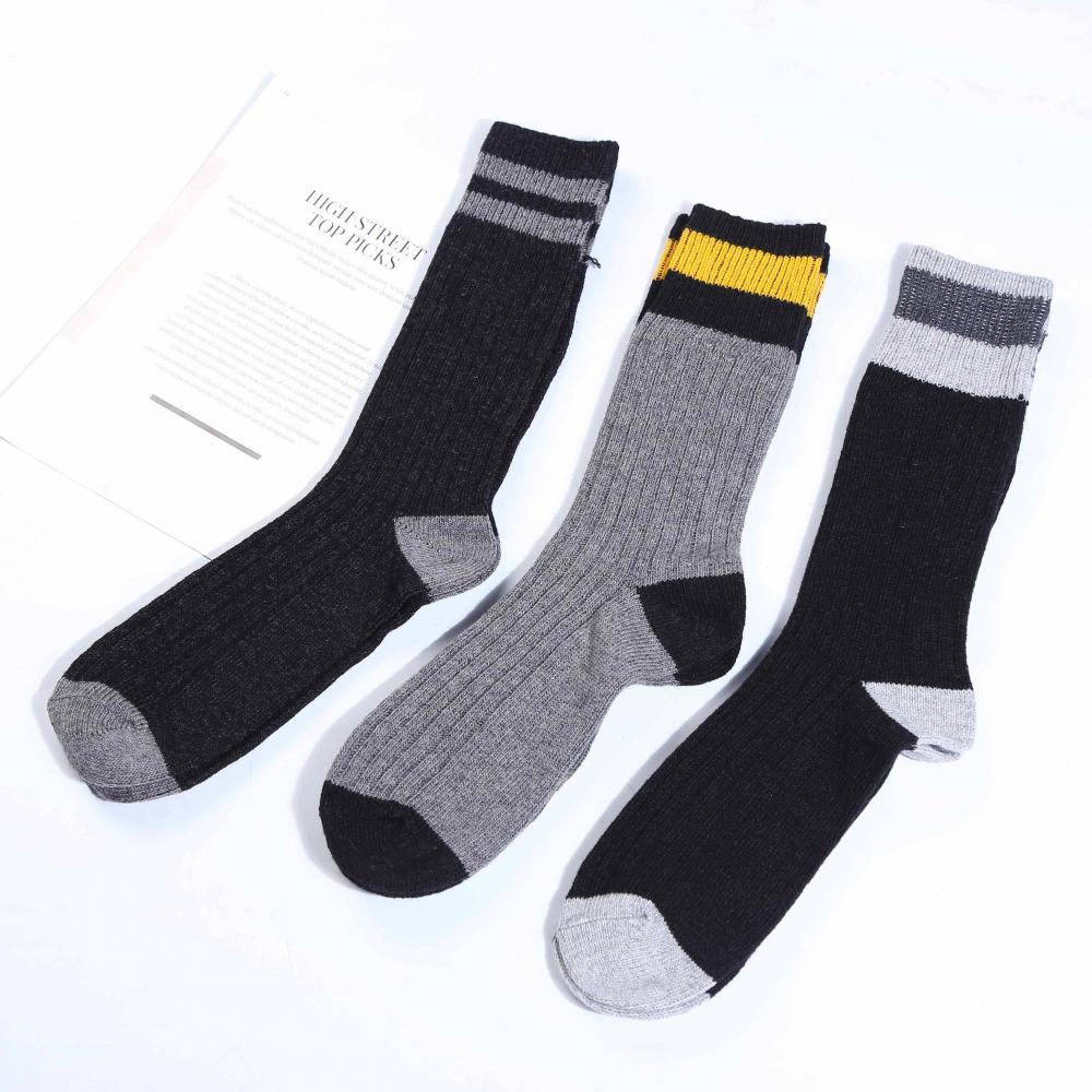 Chaussettes chaudes épaisses pour hommes chaussettes en acrylique