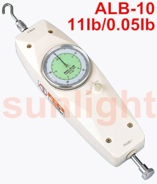 Forcemeter Analog Push and Pull Force Instrument 11LB/5KG ALB-10