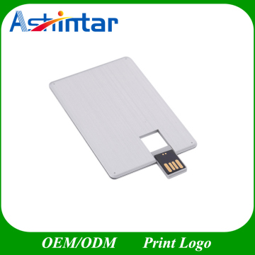 Swivel Metal USB Stick Aluminum Credit Card USB