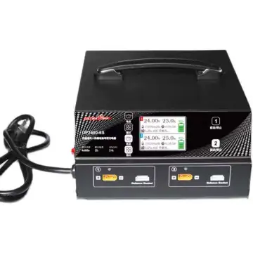 Ultra Power UP2400-14S 2x1200W 25A 6S 12S 14S Dual Port LiPo LiHV Battery Charger For UAV Agriculture Mapping Drone