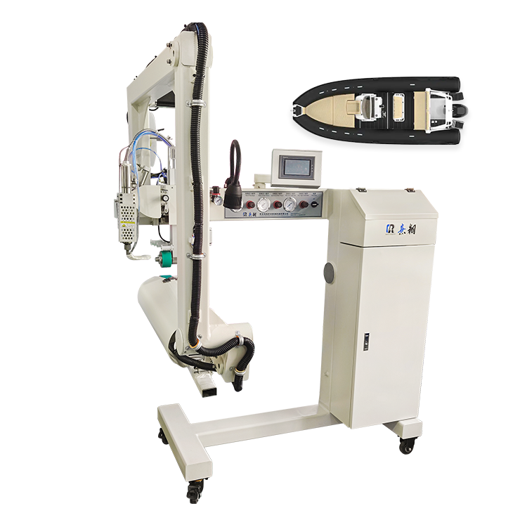 Dual Hot Air Heat Melt PVC Welding Machine for Reinforced Sheets