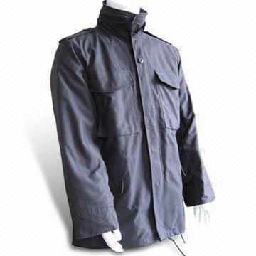 Outdoor Military Coat with New Sewing Technology, Made of 100% Reinforced Cotton and Nylon Thread