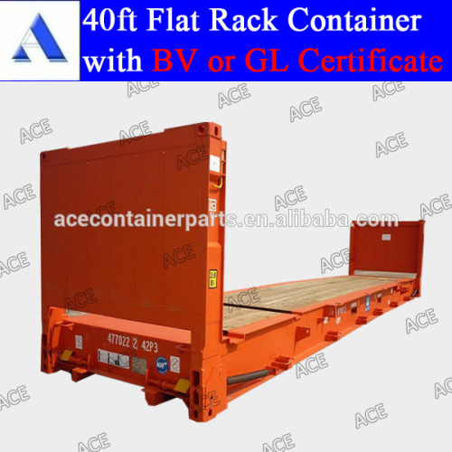 Collapsible 20ft 40ft flat rack container