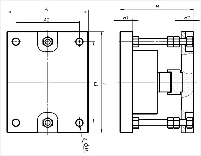 GWM400 weight module drawing