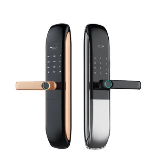 Blue Tooth Cylinder Fingerprint Glass Hotel WiFi Smart Door Lock