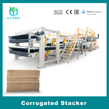 Linha de papelão corrugada Stacker Auto Stacker