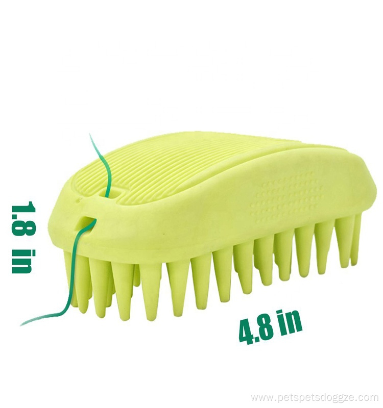 silicone Pet Grooming Tool Supplies Grooming Brush