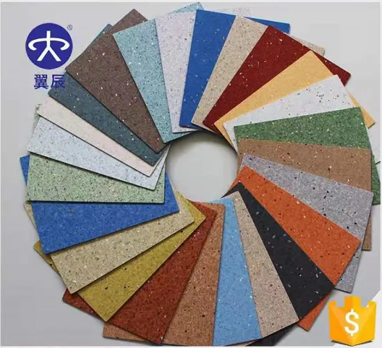 Fireproof Indoor Emery PVC Flooring for Hospitals and Hotels