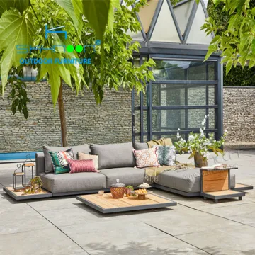 Wholesale Outdoor Sectional Couch Set - New Design Aluminum Garden Sofa