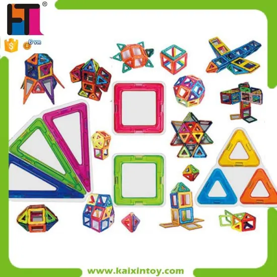2015 wholesale intelligent plastic magnetic toy for children