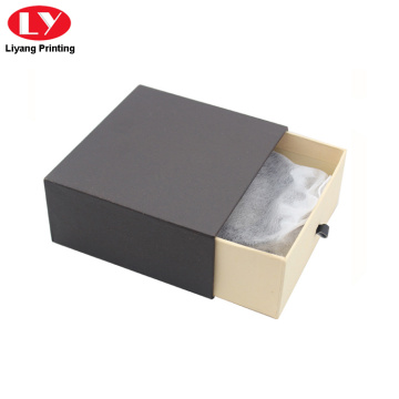 black color drawer packaging belt box package