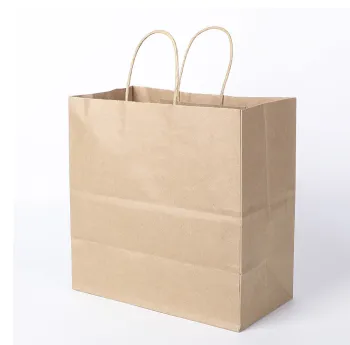 Quality Service Feature Handle Shopping Kraft Paper Bags