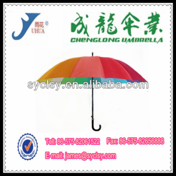 27"*16K Promotional Straight Rainbow Umbrella