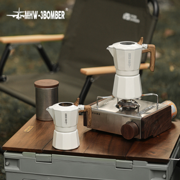MHW-3BOMBER Double Valve Espresso Maker Moka Pot