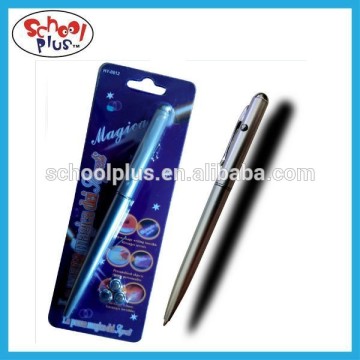 Invisible ballpoint pen with light for promotional gifts