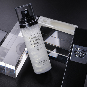 Black Elegant Matte Oil Control Shimmer Setting Spray