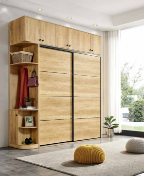 Wooden Modern Fitted Sliding Door storage Bedroom Wardrobes