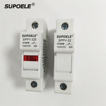 TUV CE 10*38mm DC 1000V Solar PV Fuse with LED Fuse Holder
