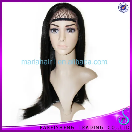 Stock!!! Natural color Brazilian human hair full lace wigs for black women