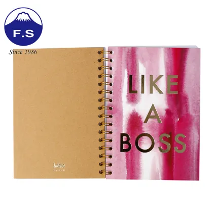 OEM Printing Custom Soft Cover A4 Black Notebook