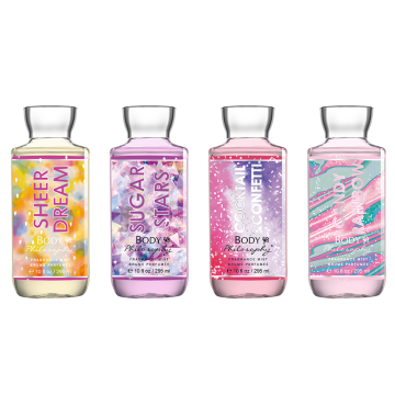 Private Label 295ml Floral Shower Gel - Lightening Moisturizing Whitening Body Wash