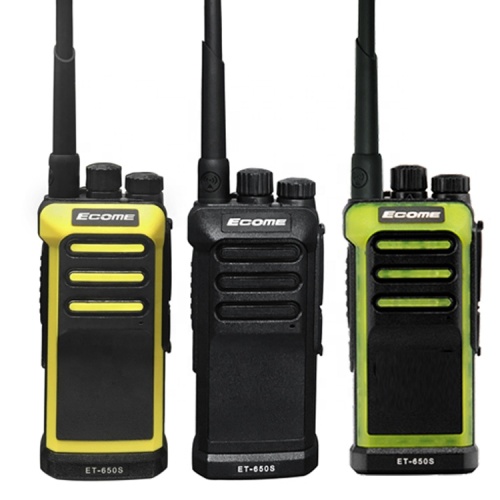 Ecome ET-650S long distance ptt FM waterproof walkie talkie