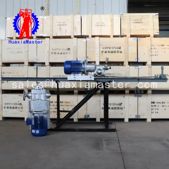 KHYD110 electric rock drilling machine horizontal screw drilling rig