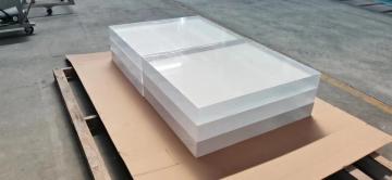Clear acrylic sheet for the swimming pool