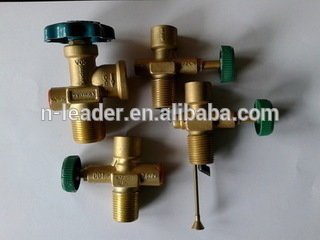 Liquefied petroleum gas cylinder valves