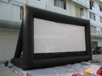 Outdoor inflatable movie screen