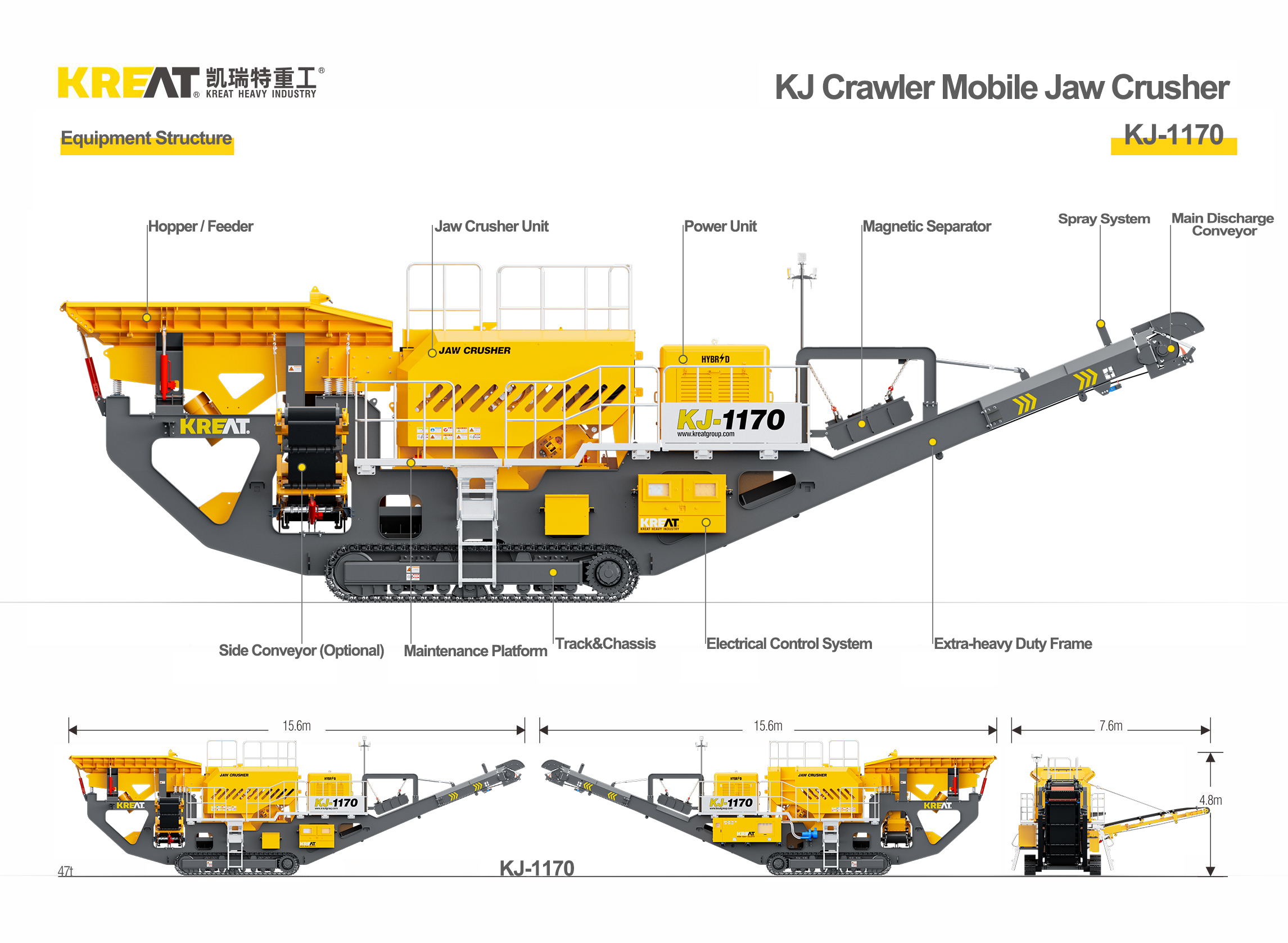 Ultra-Light Crawler Mobile Jaw Crusher