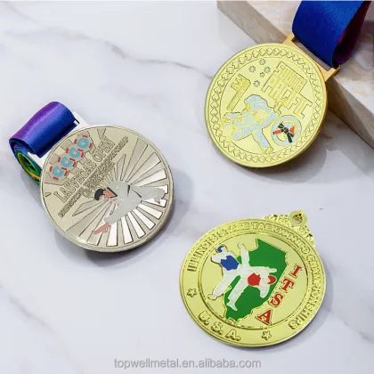 Custom 3D Sports Champion Metal Medal