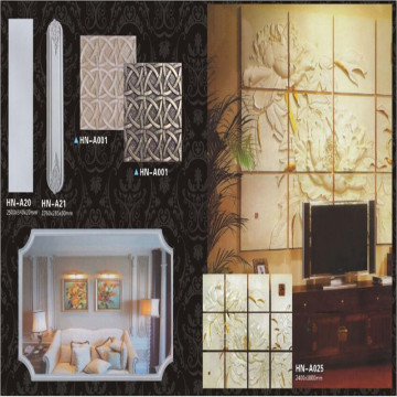 PU & Polyurethane Modern Wall Art Decor interior 3d effect wall panels for home decoration