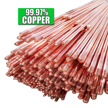 Pure Copper Grounding Electrode Set for Electrical Earthing Systems