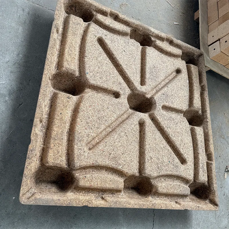 Versatile Compressed Wood Pallet for Forklift and Storage