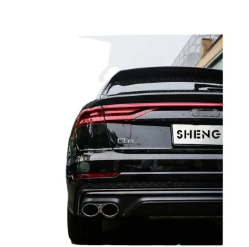 Upgrade Car Bumper Kit for Audi Q8 2018-2022 - RSQ8 Style with Grille and Rear Lip Exhaust Pipes