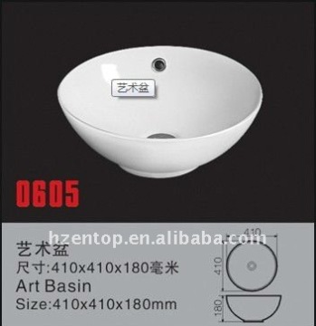 Vanity top counter top ceramic basin wash basin EAB-0605