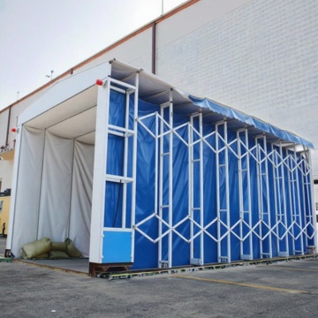 CE Certified Collapsible Retractable Spray Paint Booth for Large Workpieces