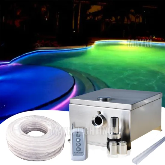 12x6m Pool LED Fiber Optic Light Kit - Changeable Colors