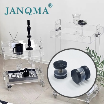 Двойная головка стеклянной акриловой винт из нержавеющей стали