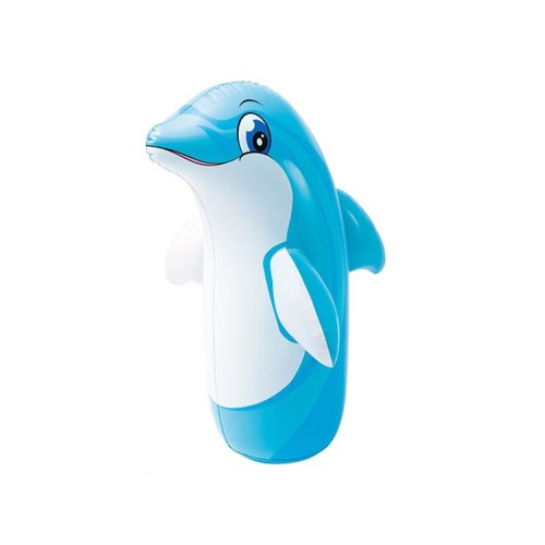 Dolphin نفخ اللكم حقيبة أطفال نفخ رولي بولي