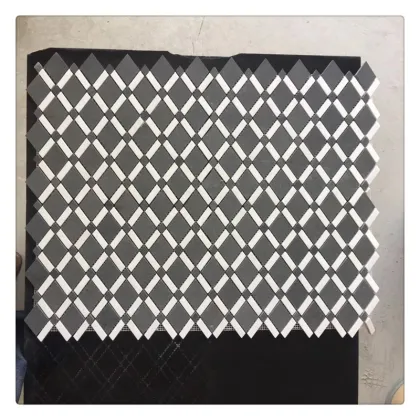 Basketweave Mosaic Granite Grey Tiles for Interior and Exterior Wall Cladding