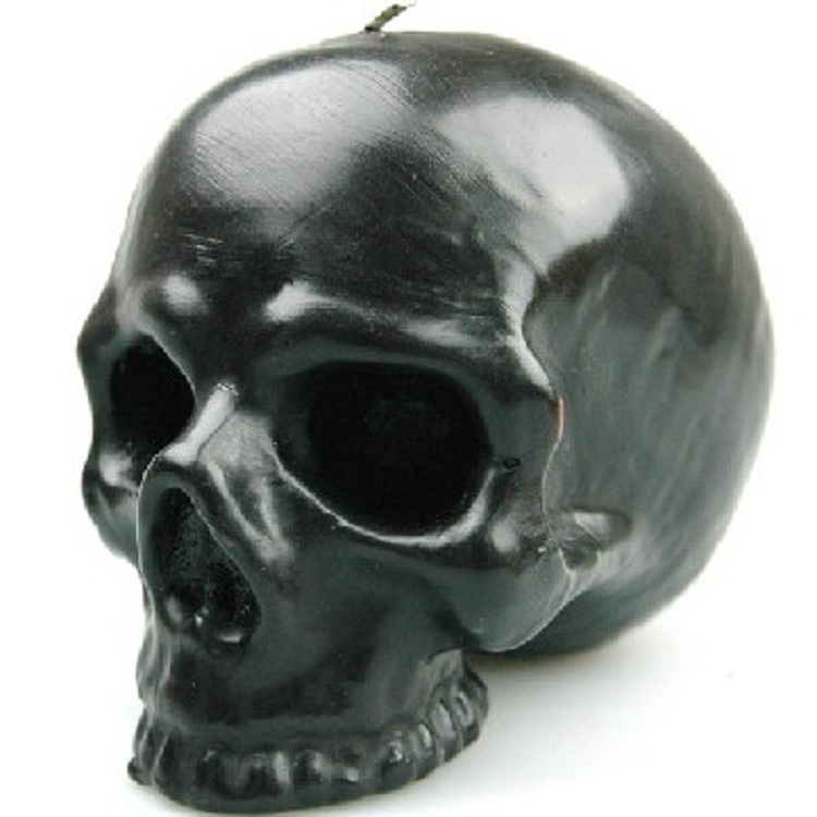 Velas con forma de cráneo hechas a mano personalizadas de Halloween