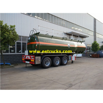 30m3 Bulk Hydrochloric Acid Delivery Semi-Trailers