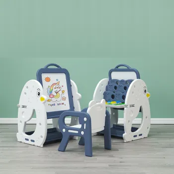 YUANYILE Wholesale Children's Adjustable Multi-functional White Board Drawing Board with Chair