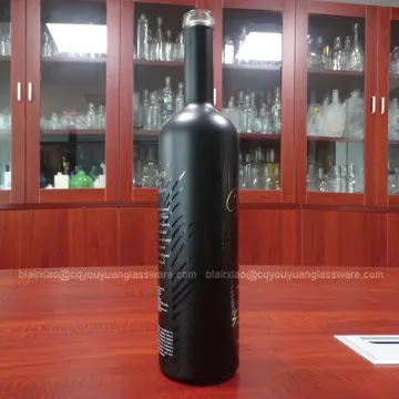 Round Glass Bottle Manufacturers Glass Liqueur Bottles 750 ML