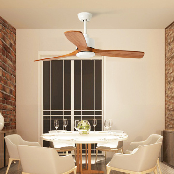 Ventilateur de plafond moderne en bois LEDER