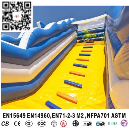 Giant inflatable inflatable obstacle course, seas and oceans obstacle slide course for sale