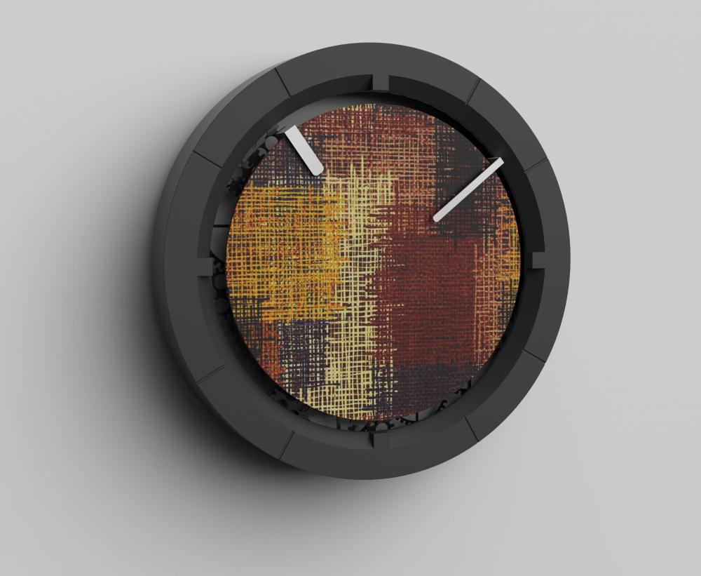 ساعة الحائط الرقمية المستديرة الجديدة المصممة