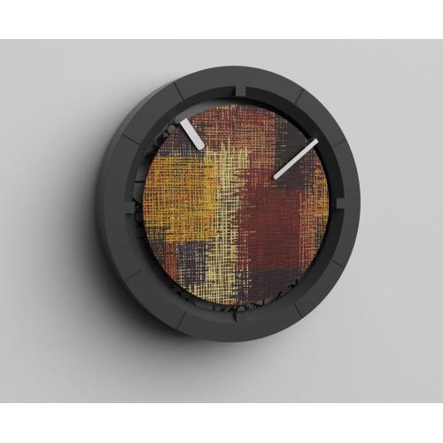 Nouvelle horloge murale numérique ronde conçue